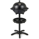 Electric BBQ Grill 1200W Indoor Outdoor Grill with 2-Zone Non-Stick Grilling Plate by LJGDeals