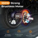 Electric Bike for Adults Folding Electric Bicycle with 350W Motor and 36V Battery by LJGDeals