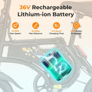Electric Bike for Adults Folding Electric Bicycle with 350W Motor and 36V Battery by LJGDeals