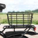 Electric Bike Rear Basket Heavy Duty Metal Rear Bike Basket by LJGDeals