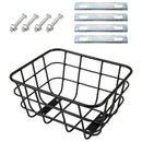 Electric Bike Rear Basket Heavy Duty Metal Rear Bike Basket by LJGDeals