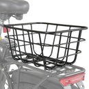 Electric Bike Rear Basket Heavy Duty Metal Rear Bike Basket by LJGDeals