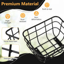 Electric Bike Rear Basket Heavy Duty Metal Rear Bike Basket by LJGDeals