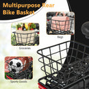 Electric Bike Rear Basket Heavy Duty Metal Rear Bike Basket by LJGDeals