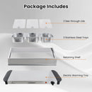 Electric Buffet Server Food Warmer with 3 Removable Trays by LJGDeals