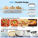2 in 1 Electric Warming Tray with Temperature Control by LJGDeals