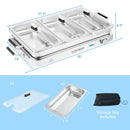 2 in 1 Electric Warming Tray with Temperature Control by LJGDeals