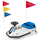 24V Electric Drifting Go Kart for Kids with 360° Spin Wireless Connection-Navy by LJGDeals