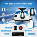 24V Electric Drifting Go Kart for Kids with 360° Spin Wireless Connection-Navy by LJGDeals