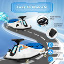 24V Electric Drifting Go Kart for Kids with 360° Spin Wireless Connection-Navy by LJGDeals
