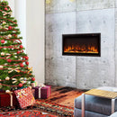 Electric Fireplace in-Wall Recessed with Remote Control and Adjustable Color and Brightness by LJGDeals