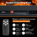 Electric Fireplace in-Wall Recessed with Remote Control and Adjustable Color and Brightness-36 inches
