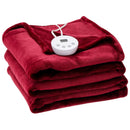 62 x 84 Inch Twin Size Electric Heated Throw Blanket with Timer by LJGDeals