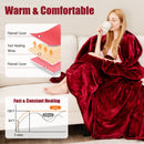 62 x 84 Inch Twin Size Electric Heated Throw Blanket with Timer by LJGDeals