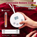 62 x 84 Inch Twin Size Electric Heated Throw Blanket with Timer by LJGDeals