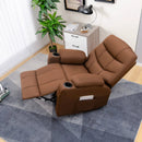 Electric Power Lift Recliner Chair with Adjustable Backrest and Footrest-Brown by LJGDeals