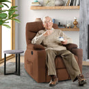 Electric Power Lift Recliner Chair with Adjustable Backrest and Footrest-Brown by LJGDeals