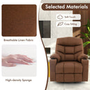 Electric Power Lift Recliner Chair with Adjustable Backrest and Footrest-Brown by LJGDeals
