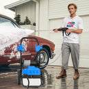 2300 PSI 1.8 GPM Electric Pressure Washer with Wheels and 5 Quick Connect Nozzles-Blue by LJGDeals