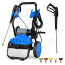 2300 PSI 1.8 GPM Electric Pressure Washer with Wheels and 5 Quick Connect Nozzles-Blue by LJGDeals