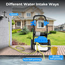 2300 PSI 1.8 GPM Electric Pressure Washer with Wheels and 5 Quick Connect Nozzles-Blue by LJGDeals