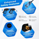 2300 PSI 1.8 GPM Electric Pressure Washer with Wheels and 5 Quick Connect Nozzles-Blue by LJGDeals