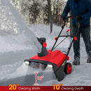 20 Inch 120V 15Amp Electric Snow Thrower with 180¬∞ Rotatable Chute by LJGDeals