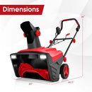 20 Inch 120V 15Amp Electric Snow Thrower with 180¬∞ Rotatable Chute by LJGDeals