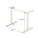 Electric Standing Desk Frame Height Adjustable Computer Desk Base with LED Display by LJGDeals