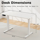 Electric Standing Desk with Memory Presets & Cable Management by LJGDeals