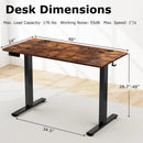 Electric Standing Desk with Memory Presets & Cable Management by LJGDeals