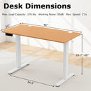Electric Standing Desk with Memory Presets & Cable Management by LJGDeals