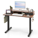 48 Inch x 24 Inch Height Adjustable Electric Standing Desk with 2 Drawers by LJGDeals