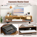 48 Inch x 24 Inch Height Adjustable Electric Standing Desk with 2 Drawers by LJGDeals