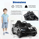12V Licensed Ford Mustang Shelby GT500 Kids Ride on Car with Remote Control for Kids Aged 3-8 by LJGDeals