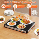 Electric Warming Tray Food Warmer with Adjustable Temperature Control by LJGDeals