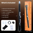 Electronic Wind Instrument Synthesizer Rechargeable Digital Saxophone-Black by LJGDeals