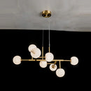 Elegant Ball Alabaster Chandelier