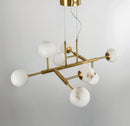 Elegant Ball Alabaster Chandelier