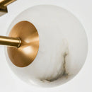 Elegant Ball Alabaster Chandelier