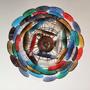 Elegant Murano Disc Multicolored Chandelier
