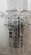 Elegant Murano Leaf Shape Glass Wall Sconce