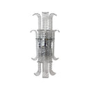 Elegant Murano Leaf Shape Glass Wall Sconce
