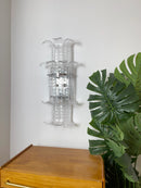 Elegant Murano Leaf Shape Glass Wall Sconce