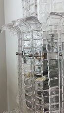 Elegant Murano Leaf Shape Glass Wall Sconce