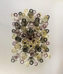 Poliedri Murano Colorful Chandelier