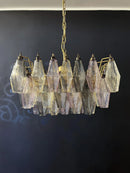 Poliedri Murano Colorful Chandelier