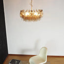 Poliedri Murano Smoked Chandelier