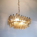 Poliedri Murano Smoked Chandelier