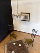 Poliedri Murano Trasparent Chandelier